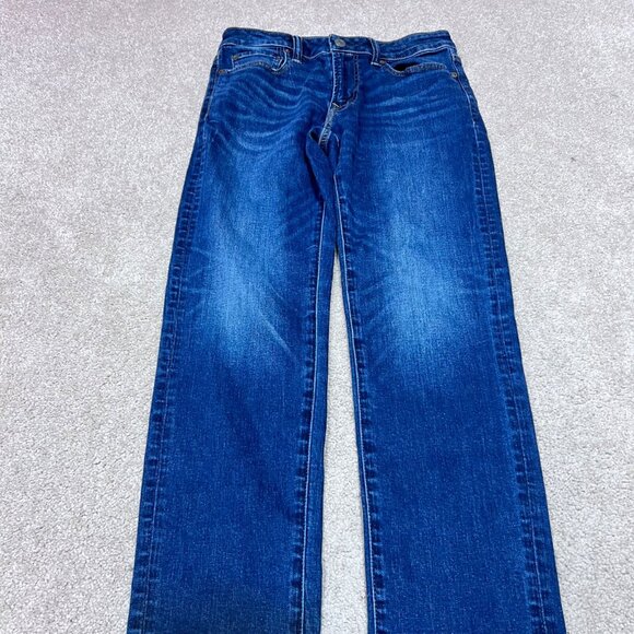 American Eagle Outfitters Jeans Slim Straight Men’s Blue Pockets Size 30x30 - Picture 10 of 12